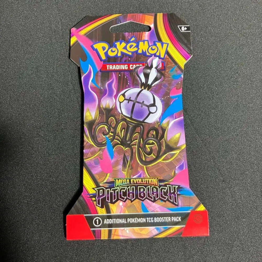 Pokemon TCG Mega Evolution-Pitch Black Sleeved Booster Pack Lot Of 6